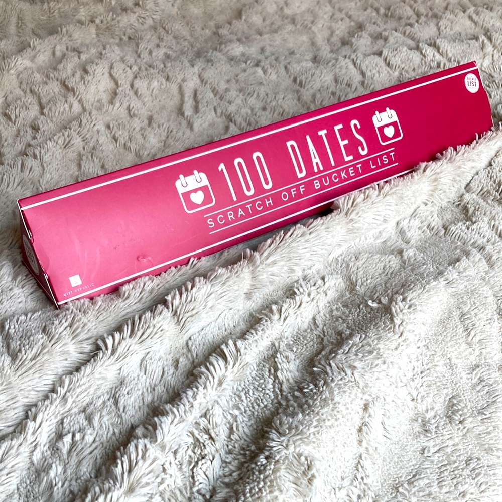 NEW! 100 Dates Scratch off Bucket List poster